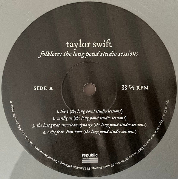 Taylor Swift – Folklore: The Long Pond Studio Sessions