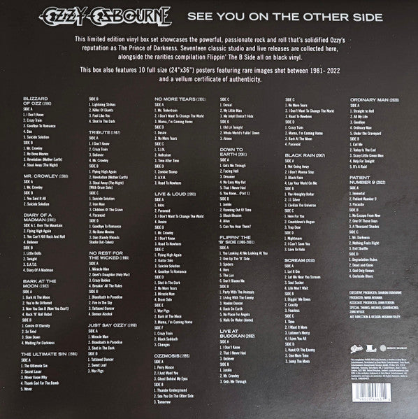 Ozzy Osbourne – See You On The Other Side 2.0